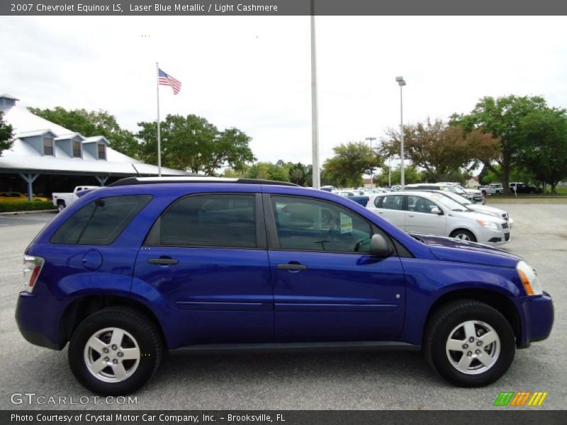 Laser Blue Metallic / Light Cashmere 2007 Chevrolet Equinox LS