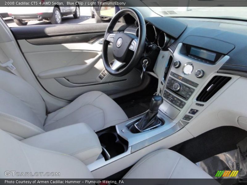 Blue Chip / Light Titanium/Ebony 2008 Cadillac CTS 4 AWD Sedan