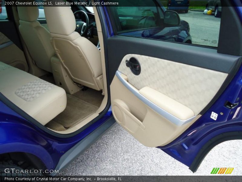 Laser Blue Metallic / Light Cashmere 2007 Chevrolet Equinox LS