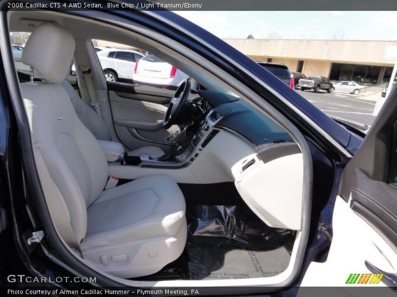 Blue Chip / Light Titanium/Ebony 2008 Cadillac CTS 4 AWD Sedan