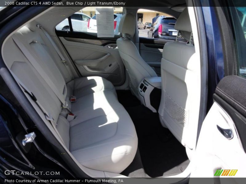 Blue Chip / Light Titanium/Ebony 2008 Cadillac CTS 4 AWD Sedan