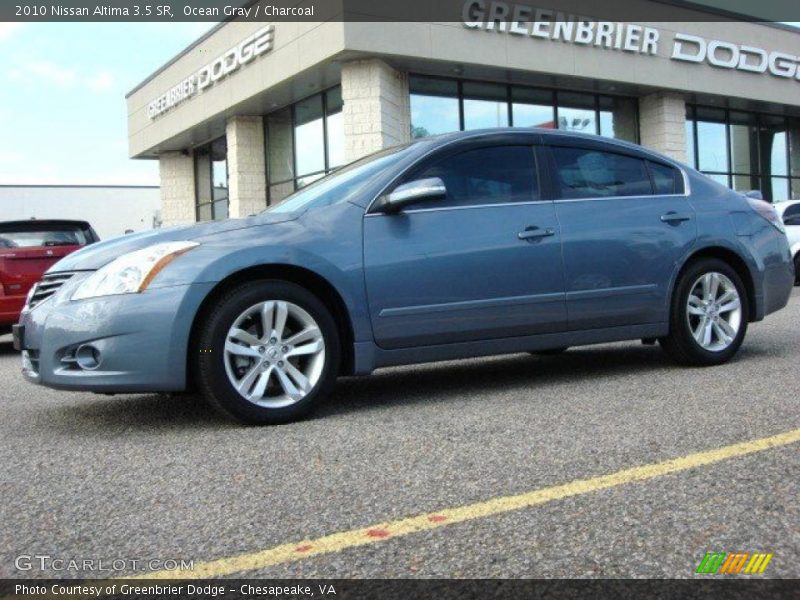 Ocean Gray / Charcoal 2010 Nissan Altima 3.5 SR