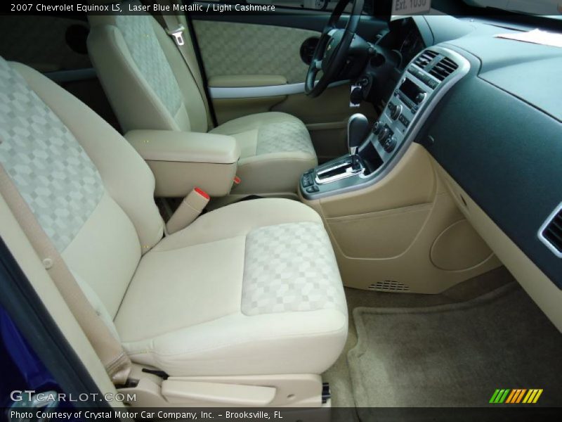 Laser Blue Metallic / Light Cashmere 2007 Chevrolet Equinox LS