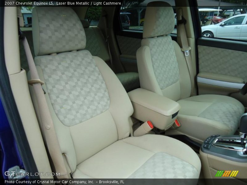 Laser Blue Metallic / Light Cashmere 2007 Chevrolet Equinox LS