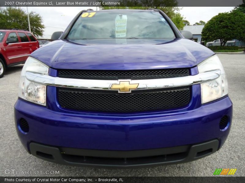 Laser Blue Metallic / Light Cashmere 2007 Chevrolet Equinox LS