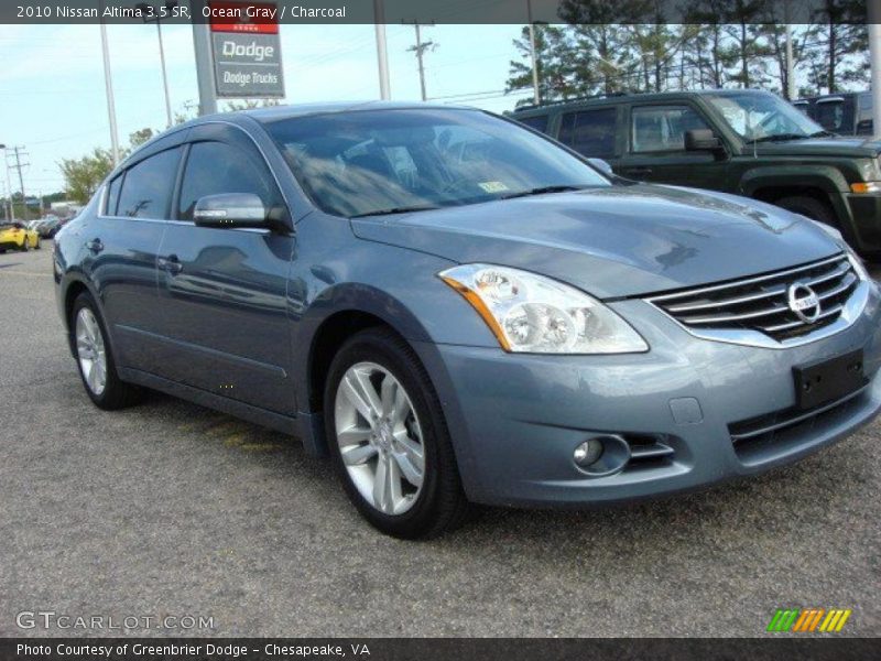 Ocean Gray / Charcoal 2010 Nissan Altima 3.5 SR