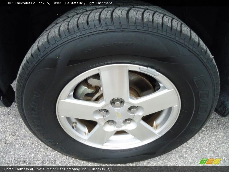 Laser Blue Metallic / Light Cashmere 2007 Chevrolet Equinox LS