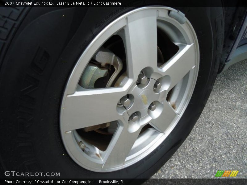 Laser Blue Metallic / Light Cashmere 2007 Chevrolet Equinox LS