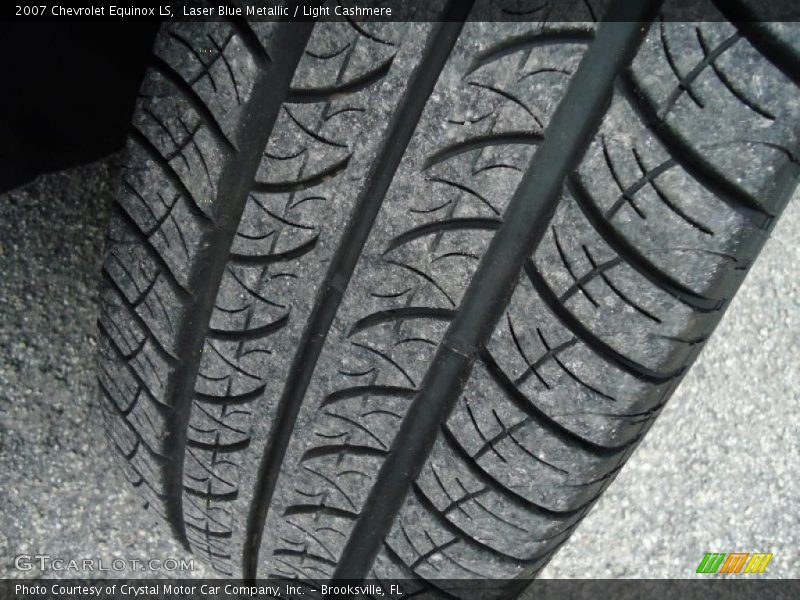 Laser Blue Metallic / Light Cashmere 2007 Chevrolet Equinox LS