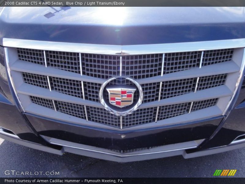 Blue Chip / Light Titanium/Ebony 2008 Cadillac CTS 4 AWD Sedan