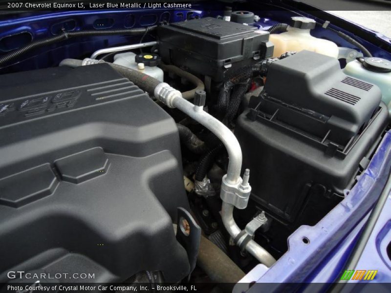Laser Blue Metallic / Light Cashmere 2007 Chevrolet Equinox LS