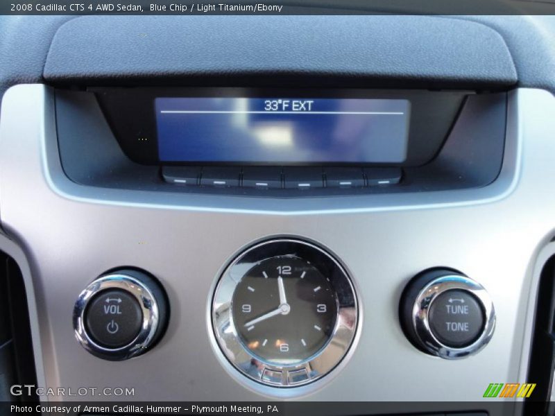 Controls of 2008 CTS 4 AWD Sedan