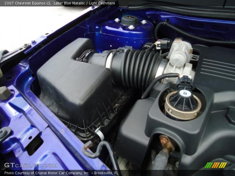 Laser Blue Metallic / Light Cashmere 2007 Chevrolet Equinox LS