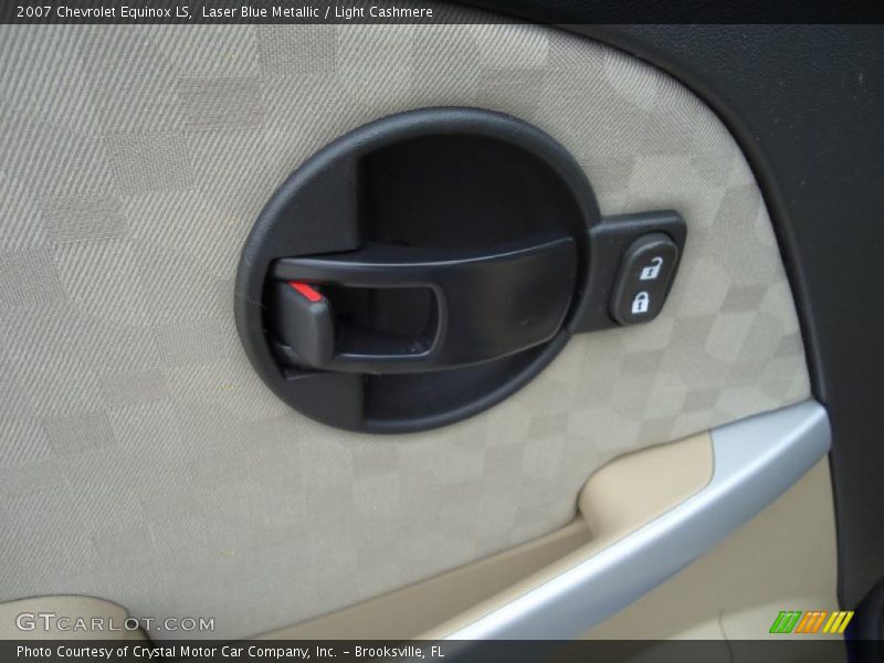 Laser Blue Metallic / Light Cashmere 2007 Chevrolet Equinox LS