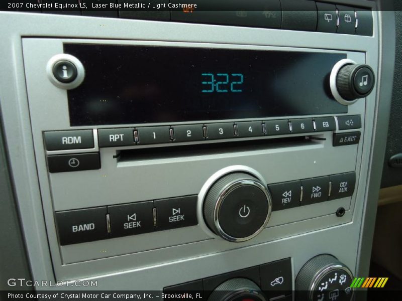 Laser Blue Metallic / Light Cashmere 2007 Chevrolet Equinox LS