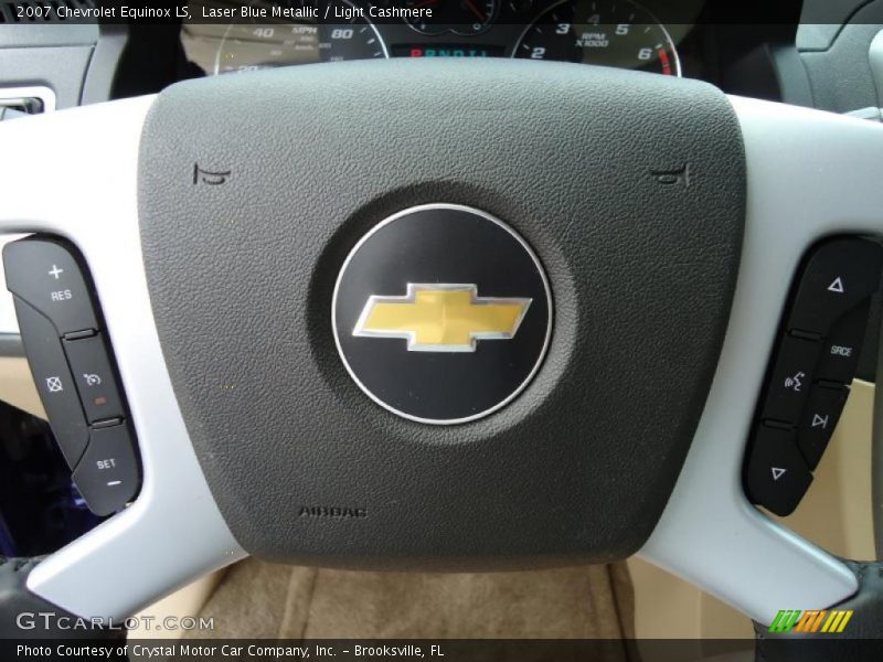 Laser Blue Metallic / Light Cashmere 2007 Chevrolet Equinox LS