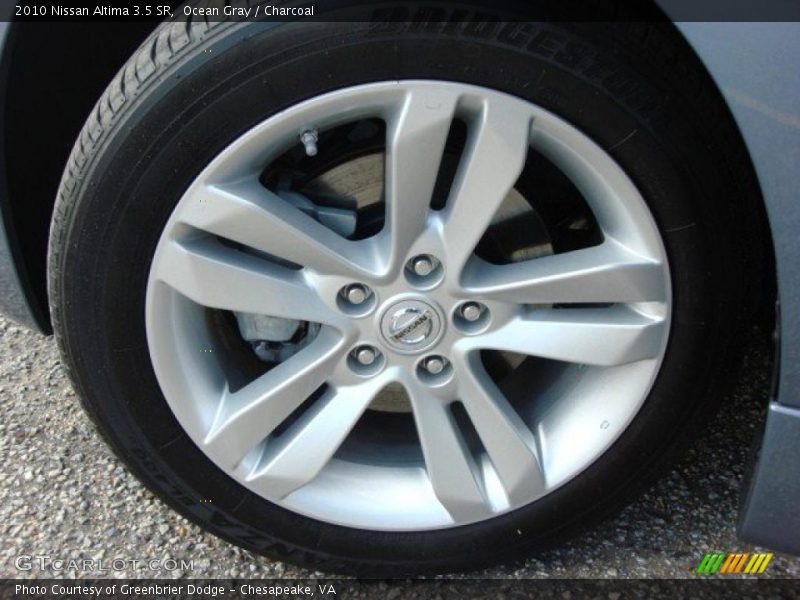 Ocean Gray / Charcoal 2010 Nissan Altima 3.5 SR