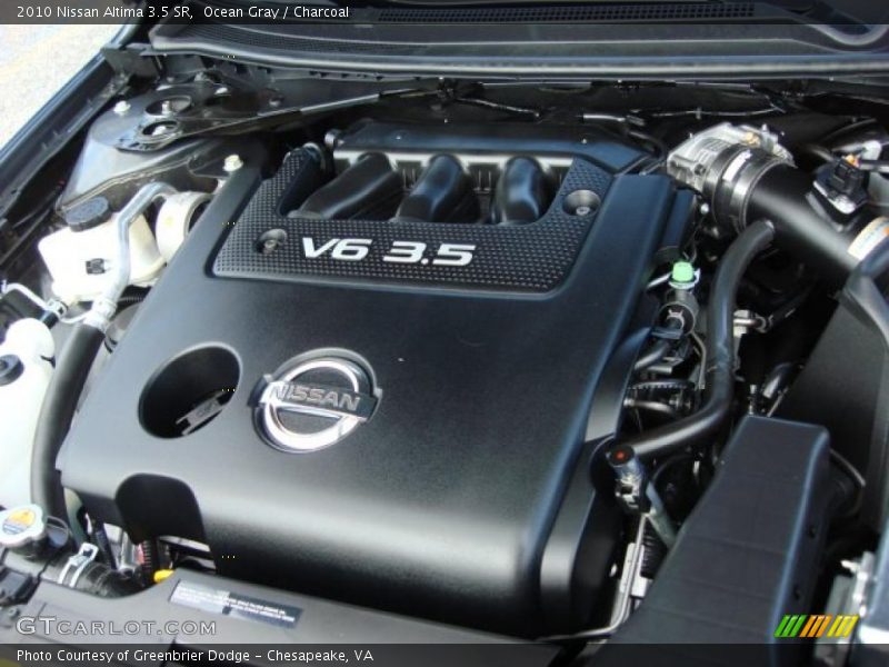 Ocean Gray / Charcoal 2010 Nissan Altima 3.5 SR
