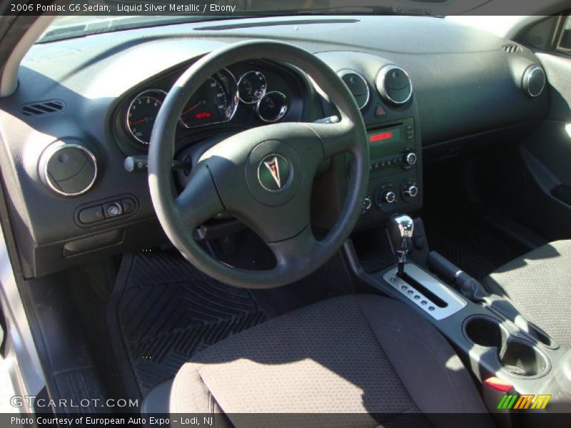 Liquid Silver Metallic / Ebony 2006 Pontiac G6 Sedan