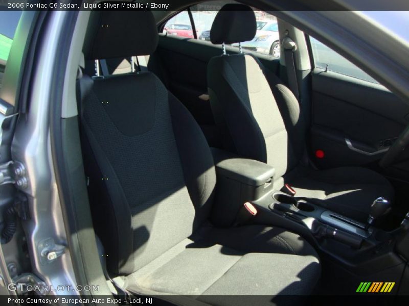 Liquid Silver Metallic / Ebony 2006 Pontiac G6 Sedan