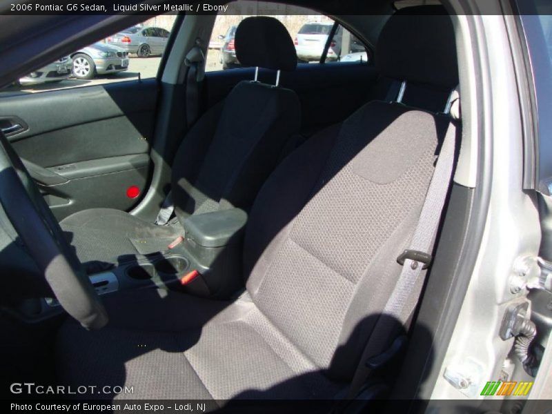 Liquid Silver Metallic / Ebony 2006 Pontiac G6 Sedan