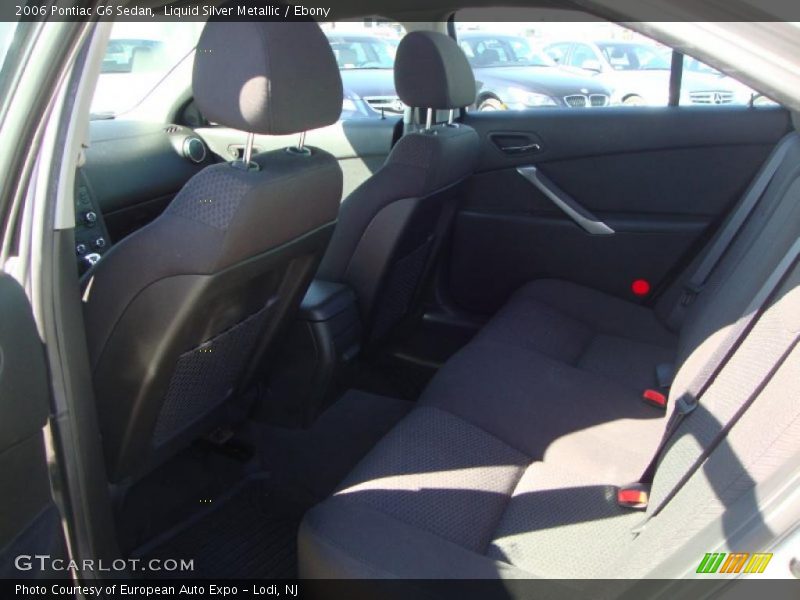 Liquid Silver Metallic / Ebony 2006 Pontiac G6 Sedan