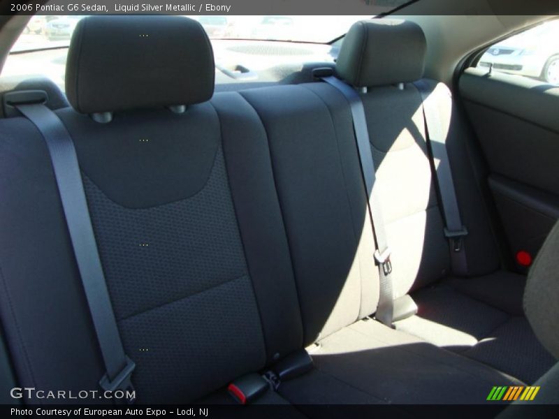 Liquid Silver Metallic / Ebony 2006 Pontiac G6 Sedan