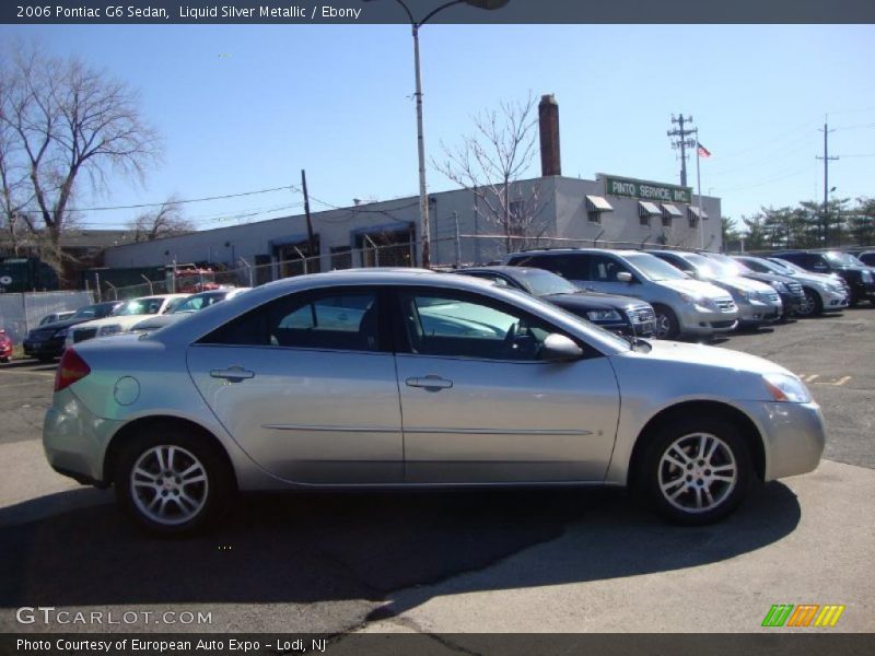 Liquid Silver Metallic / Ebony 2006 Pontiac G6 Sedan