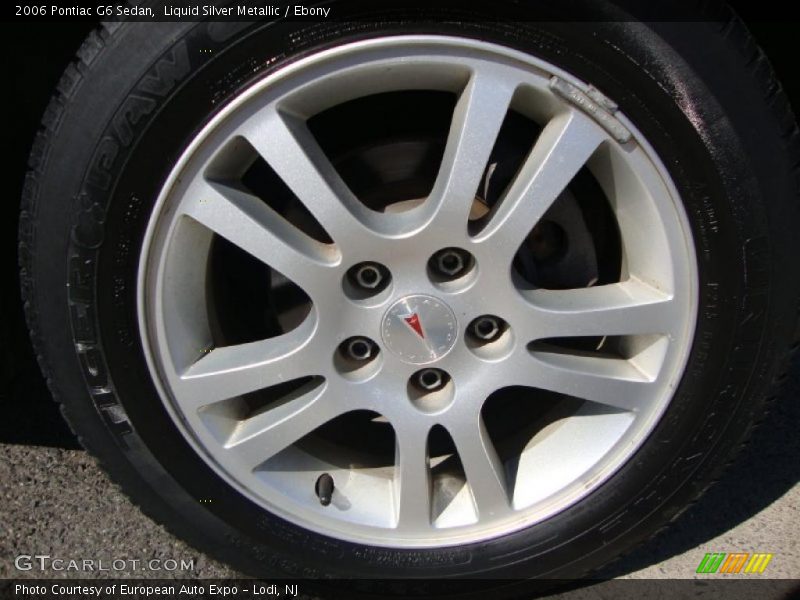 Liquid Silver Metallic / Ebony 2006 Pontiac G6 Sedan