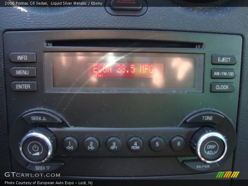 Liquid Silver Metallic / Ebony 2006 Pontiac G6 Sedan