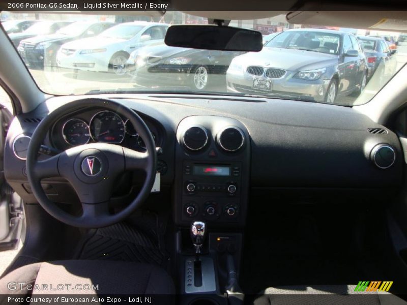 Liquid Silver Metallic / Ebony 2006 Pontiac G6 Sedan