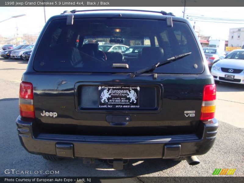 Black / Black 1998 Jeep Grand Cherokee 5.9 Limited 4x4