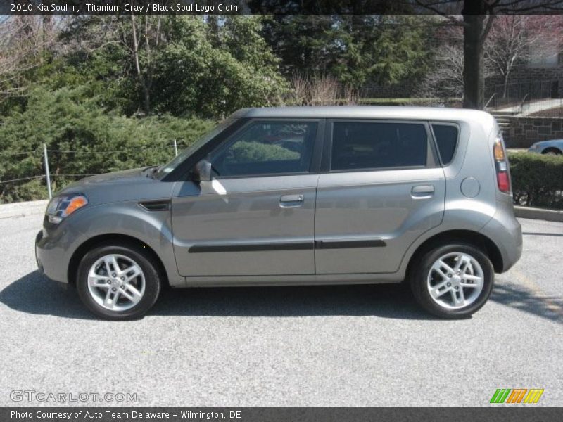 Titanium Gray / Black Soul Logo Cloth 2010 Kia Soul +