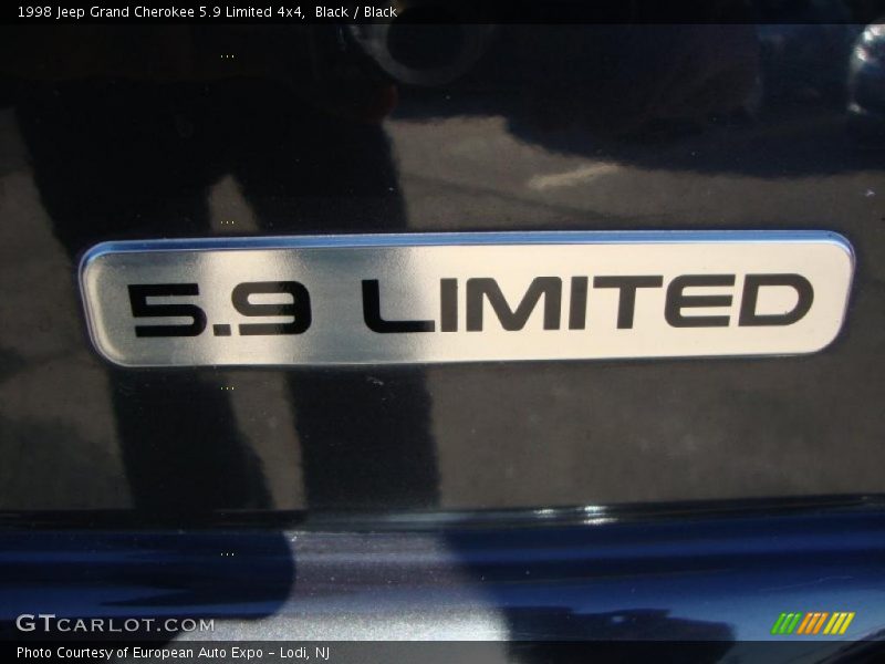 Black / Black 1998 Jeep Grand Cherokee 5.9 Limited 4x4