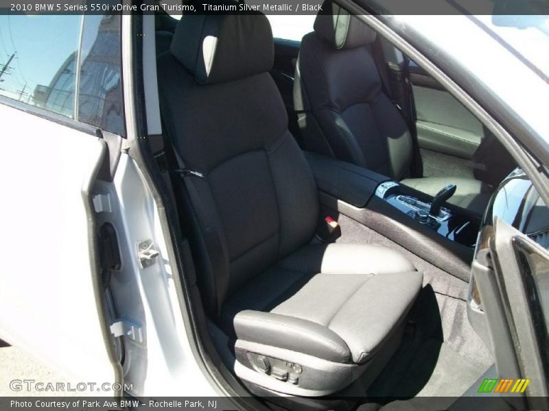 Titanium Silver Metallic / Black 2010 BMW 5 Series 550i xDrive Gran Turismo