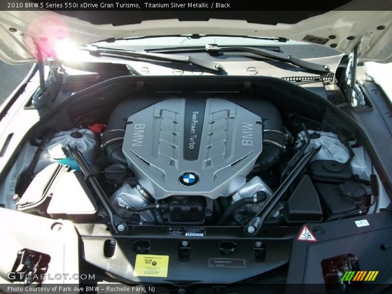  2010 5 Series 550i xDrive Gran Turismo Engine - 4.4 Liter Twin-Turbocharged DOHC 32-Valve VVT V8