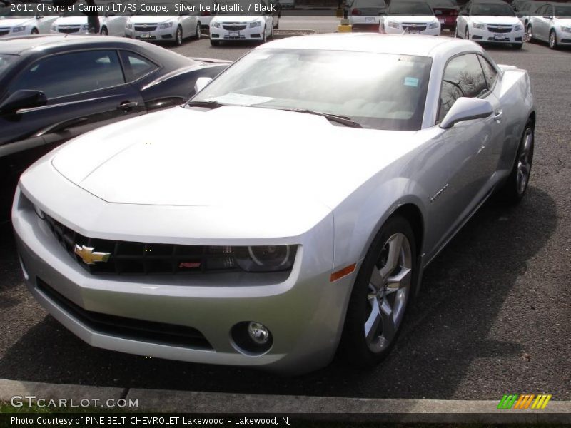 Silver Ice Metallic / Black 2011 Chevrolet Camaro LT/RS Coupe