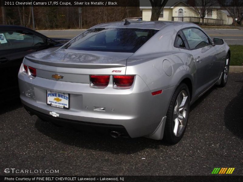 Silver Ice Metallic / Black 2011 Chevrolet Camaro LT/RS Coupe