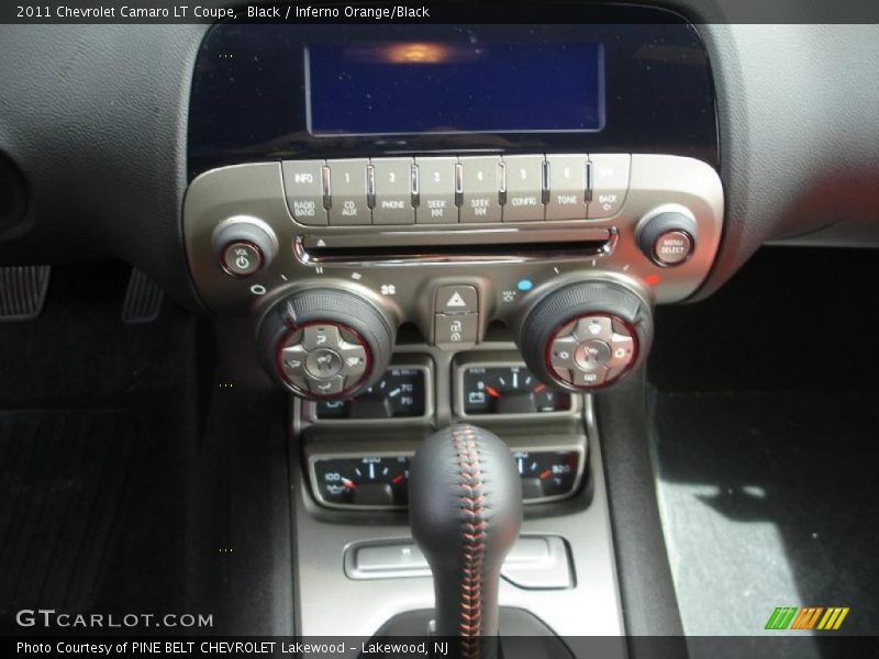 Black / Inferno Orange/Black 2011 Chevrolet Camaro LT Coupe