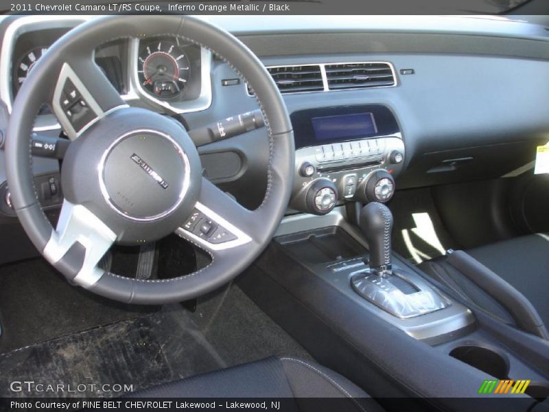 Inferno Orange Metallic / Black 2011 Chevrolet Camaro LT/RS Coupe