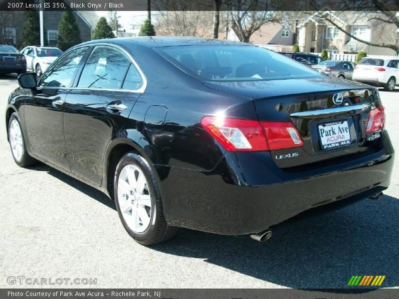 Black Onyx / Black 2007 Lexus ES 350