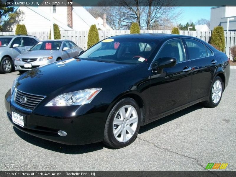 Black Onyx / Black 2007 Lexus ES 350