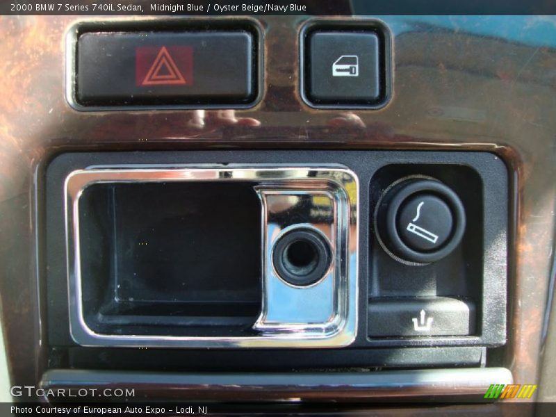 Midnight Blue / Oyster Beige/Navy Blue 2000 BMW 7 Series 740iL Sedan