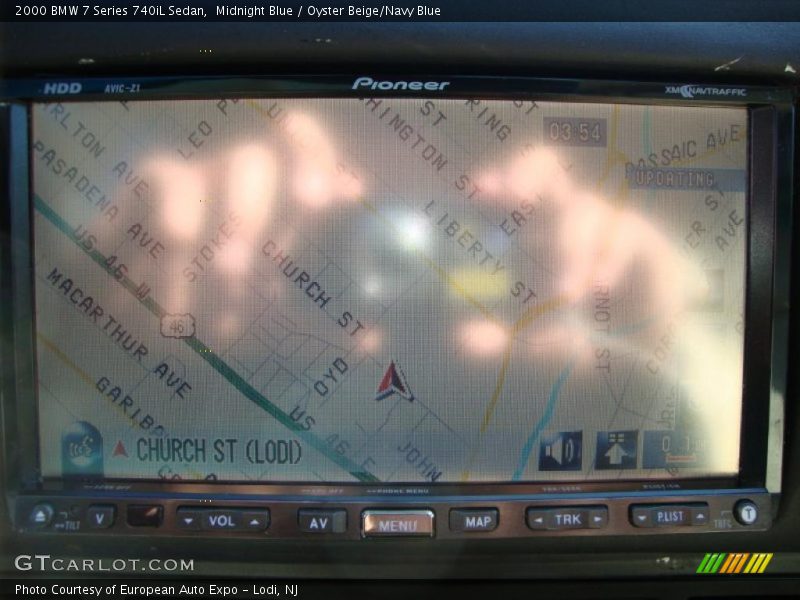 Midnight Blue / Oyster Beige/Navy Blue 2000 BMW 7 Series 740iL Sedan