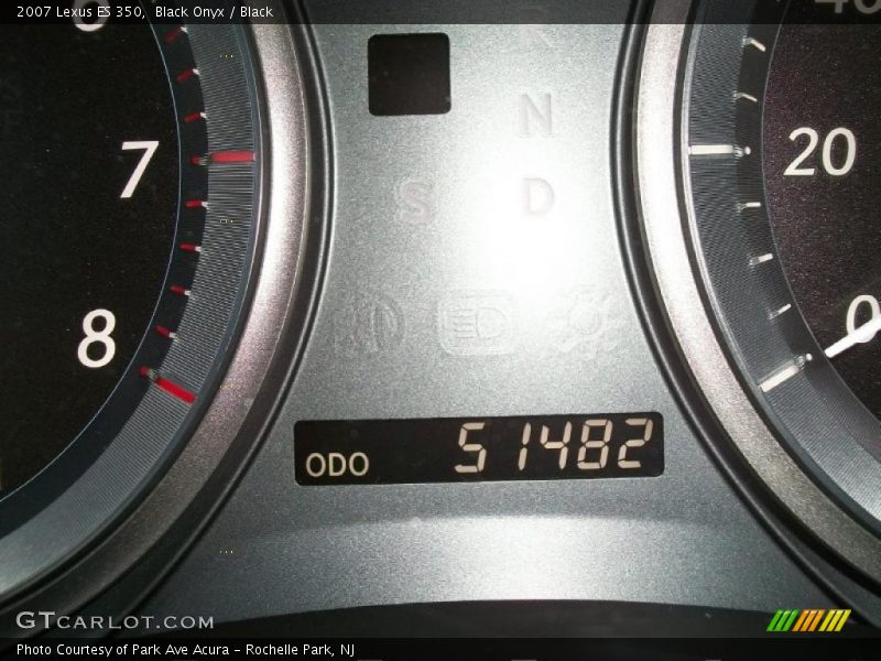 Black Onyx / Black 2007 Lexus ES 350