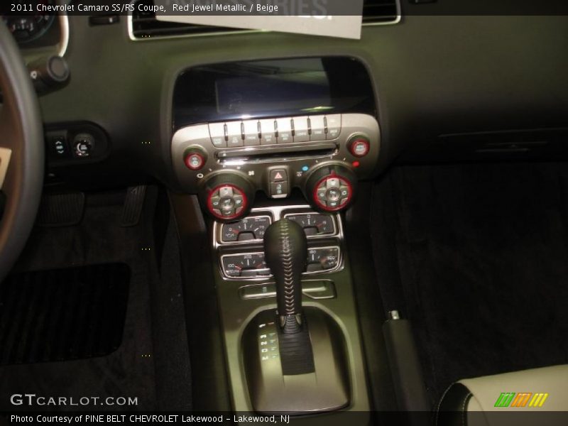 Red Jewel Metallic / Beige 2011 Chevrolet Camaro SS/RS Coupe