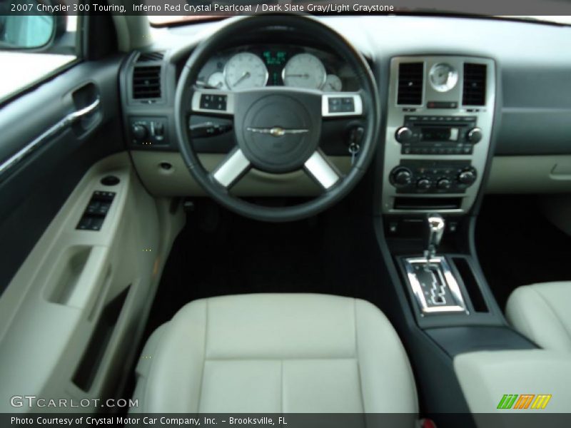 Inferno Red Crystal Pearlcoat / Dark Slate Gray/Light Graystone 2007 Chrysler 300 Touring