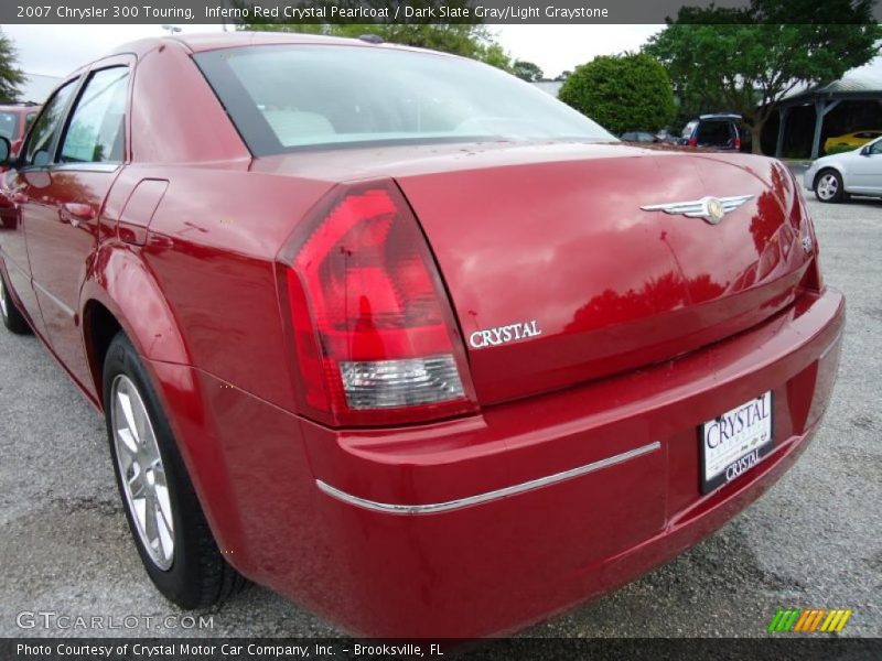Inferno Red Crystal Pearlcoat / Dark Slate Gray/Light Graystone 2007 Chrysler 300 Touring