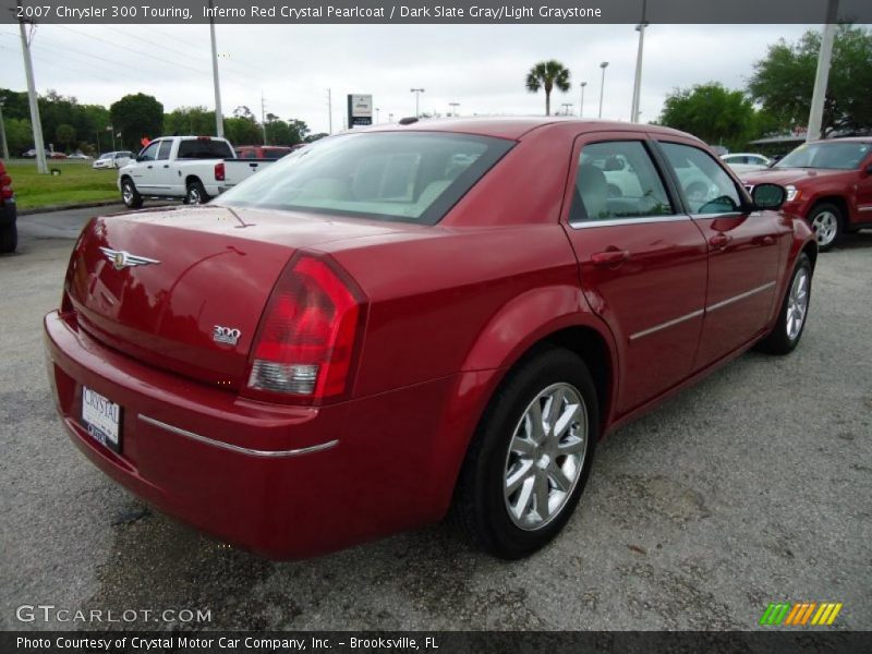 Inferno Red Crystal Pearlcoat / Dark Slate Gray/Light Graystone 2007 Chrysler 300 Touring