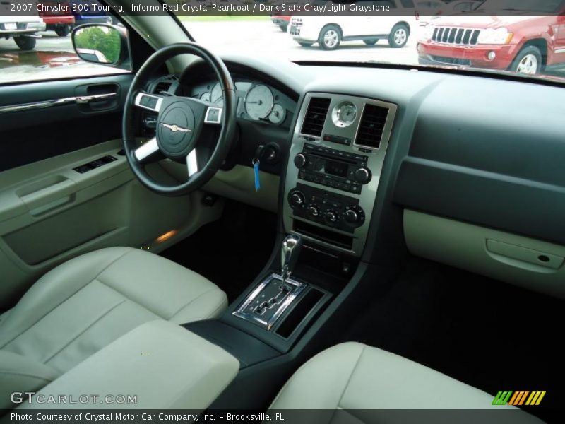 Inferno Red Crystal Pearlcoat / Dark Slate Gray/Light Graystone 2007 Chrysler 300 Touring